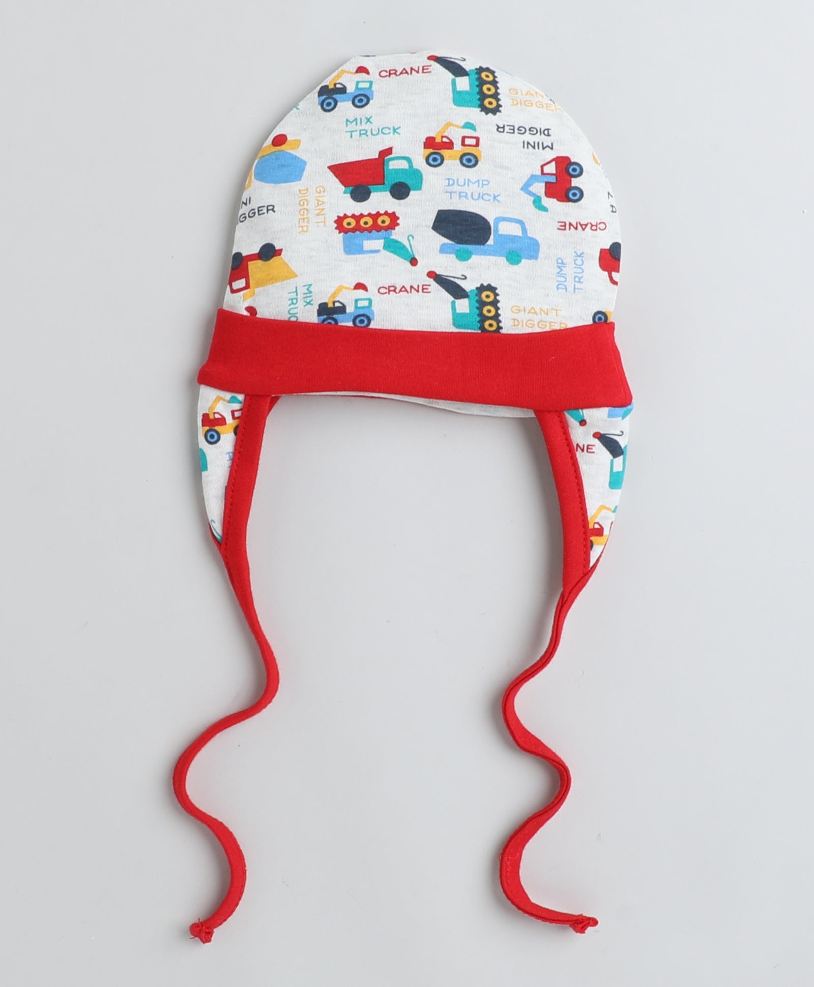 Boys 100% Cotton NA Cap - Red & White
