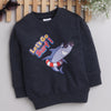 Boys 100% Cotton NA Sweatshirt - Navy