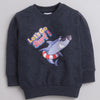 Boys 100% Cotton NA Sweatshirt - Navy
