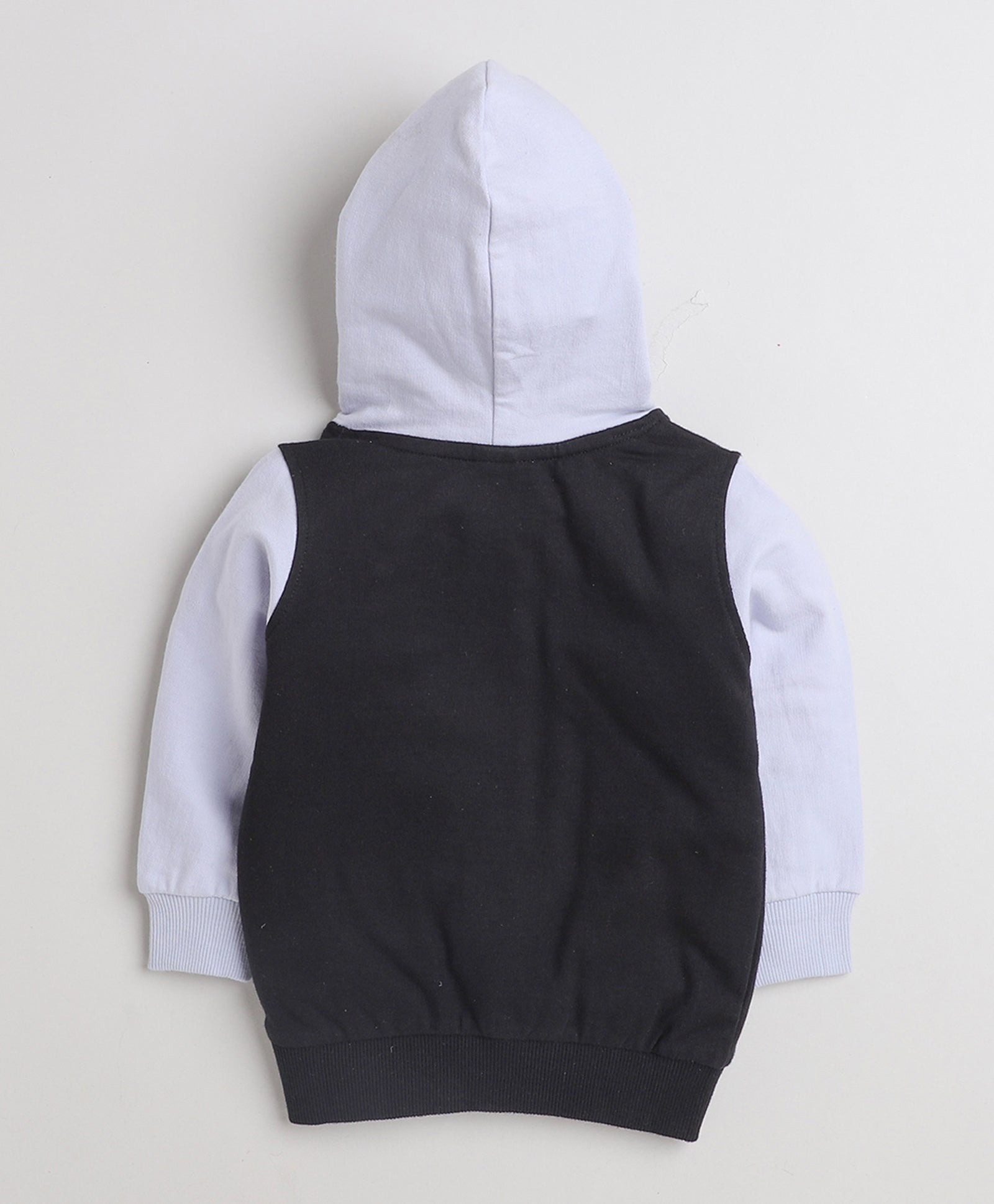 Girls 100% Cotton NA Sweatshirt - Black & Lavender
