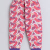 Girls 100% Cotton NA Pyjama - Yellow & Red