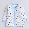 Girls 100% Cotton NA Jabla & Pyjama Set - White & Blue
