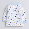 Girls 100% Cotton NA Jabla & Pyjama Set - White & Blue