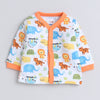 Boys 100% Cotton NA Jabla & Pyjama Set - Orange & White