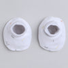 Boys 100% Cotton NA Cap Mitten Bootie - White & Grey