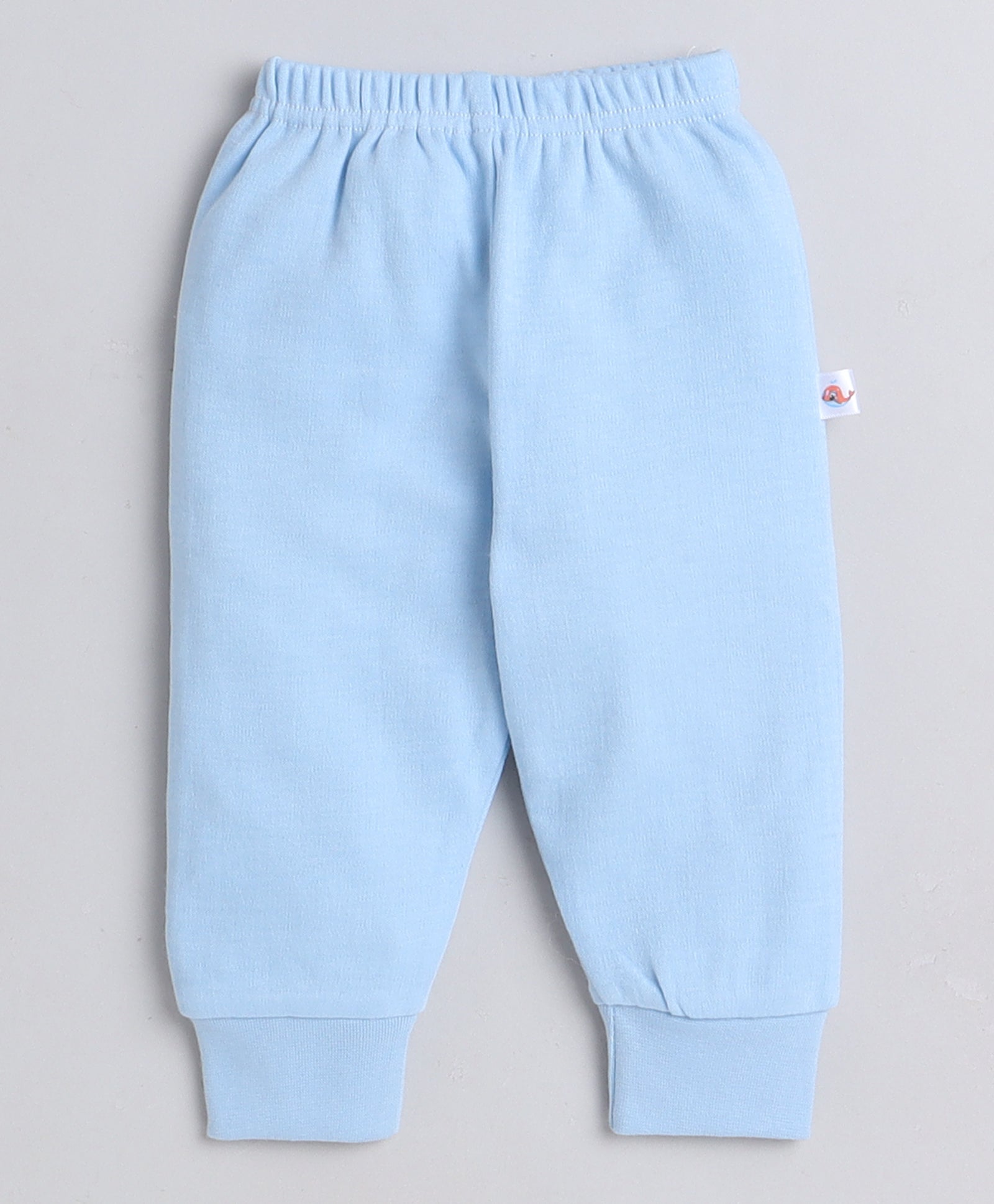 Boys 100% Cotton NA Pyjama - Sky Blue & White