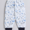 Boys 100% Cotton NA Pyjama - Sky Blue & White