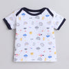 Boys 100% Cotton NA Gift set - Navy & White