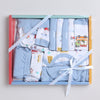 Boys 100% Cotton NA Gift set - Sky Blue & White