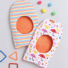 Boys 100% Cotton NA Monkey Cap - Orange & Multi