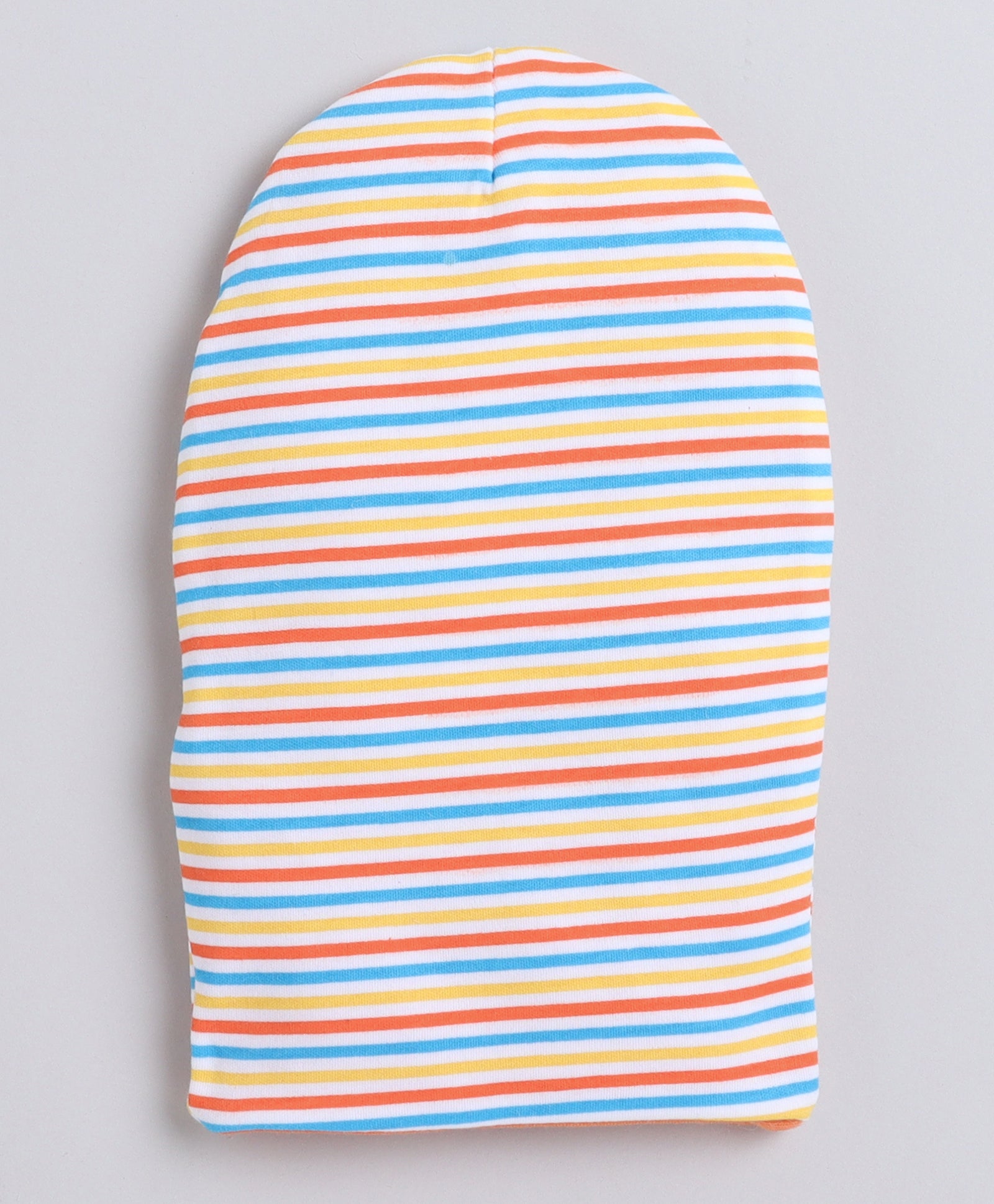 Boys 100% Cotton NA Monkey Cap - Orange & Multi