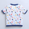 Navy & White Boys Half Sleeves Jablas Pack Of 3