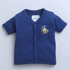 Navy & White Boys Half Sleeves Jablas Pack Of 3