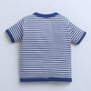 Navy & White Boys Half Sleeves Jablas Pack Of 3
