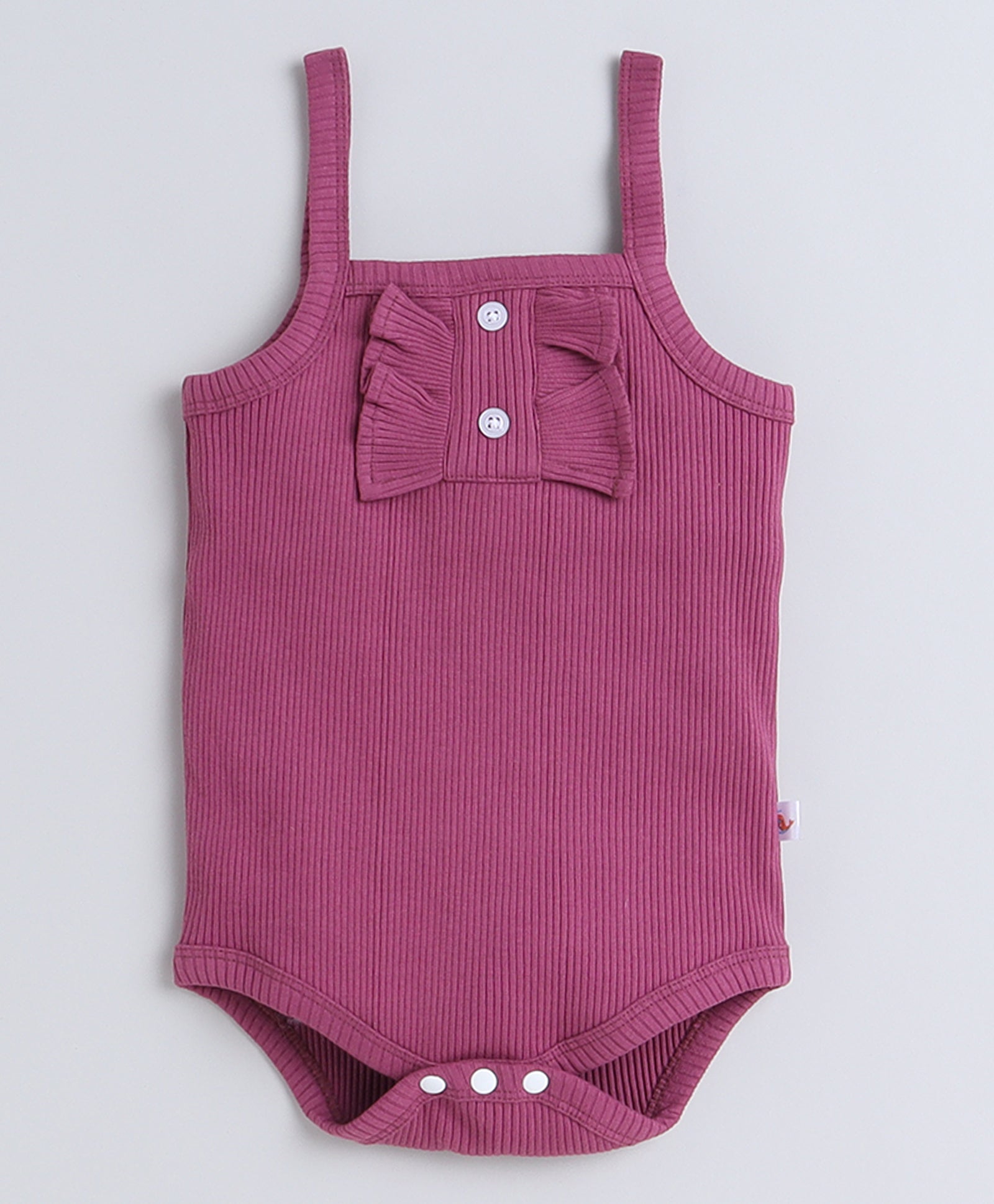 Girls 100% Cotton NA Bodysuit & Skirt Set - Mauve & White