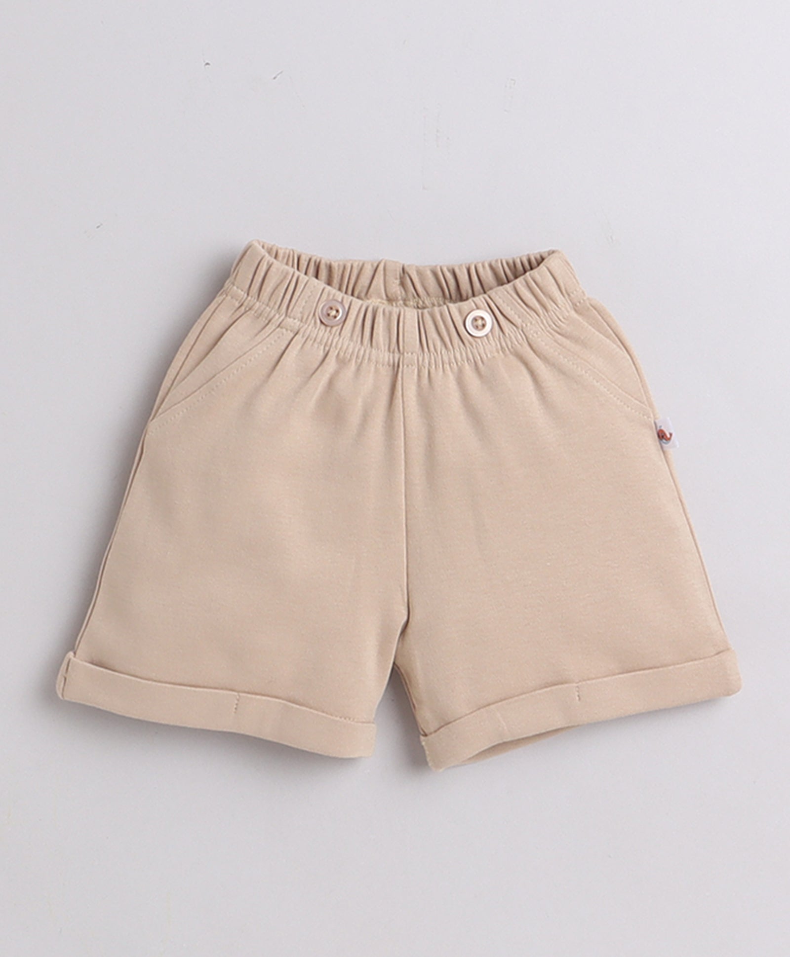 Boys 100% Cotton NA T-Shirt & Short Set - White & Brown