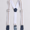 Boys 100% Cotton NA T-Shirt & Short Set - White & Brown