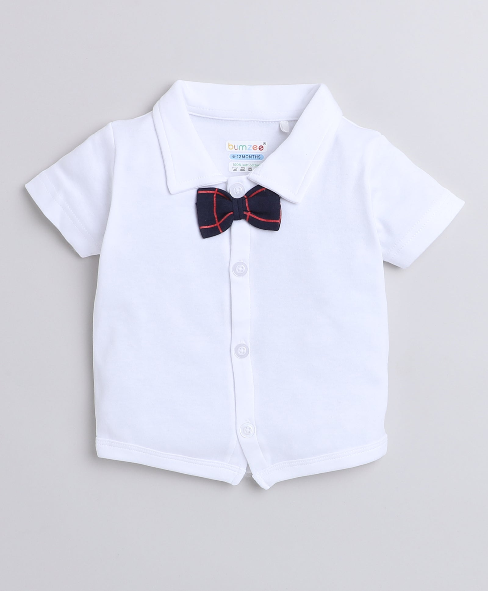 Boys 100% Cotton NA Formal Set - Navy & White