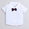Boys 100% Cotton NA Formal Set - Navy & White