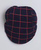 Bumzee Navy & White Checked Formal Set, Half Sleeves, 100% Cotton