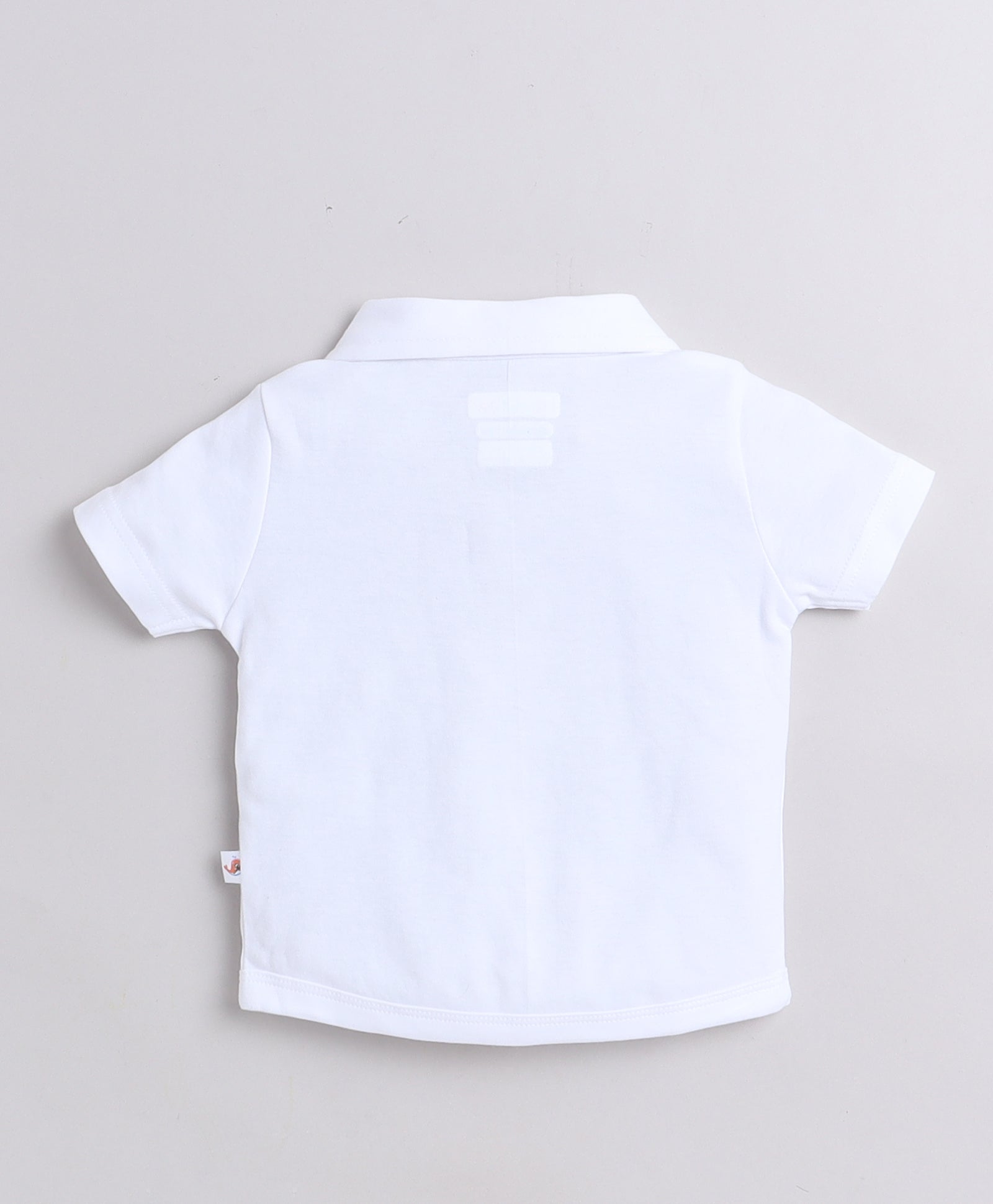 Boys 100% Cotton NA Formal Set - White & Peach