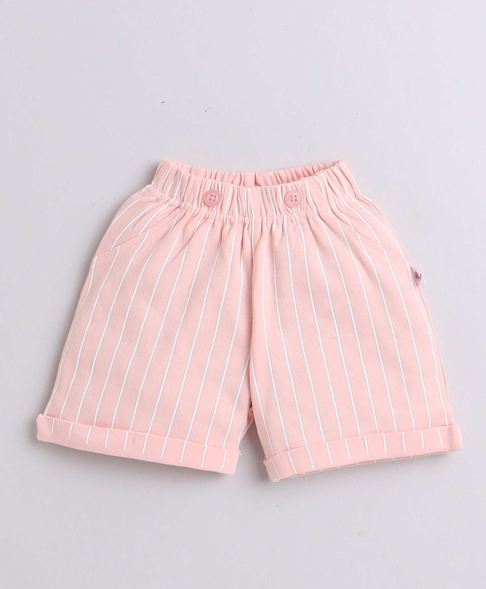 Boys 100% Cotton NA Formal Set - White & Peach