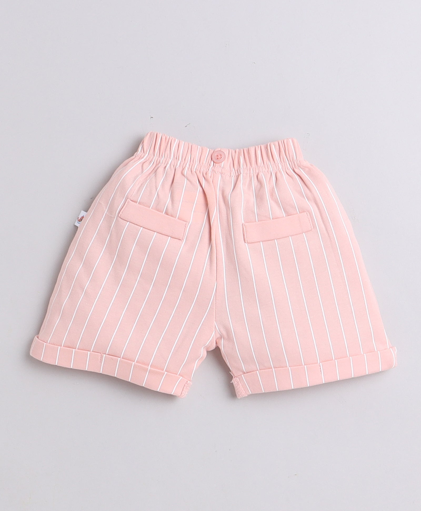 Boys 100% Cotton NA Formal Set - White & Peach