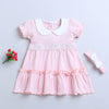Girls 100% Cotton NA Frocks - Pink