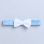Sky Blue Frock with Headband, Half Sleeves