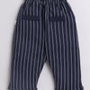 BUMZEE Beige & Navy Boys Full Sleeves Shirt Pant Set With Suspender & Cap