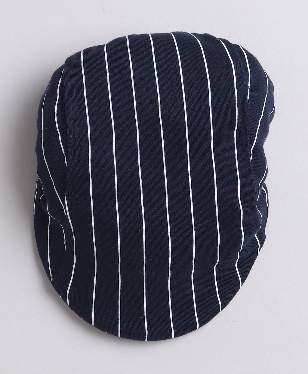 Bumzee Beige & Navy Striped Formal Set, Full Sleeves, 100% Cotton, with Suspender