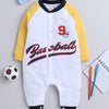 Boys 100% Cotton NA Sleepsuit - White & Yellow