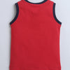 BUMZEE Navy & Red Boys Sleeveless T-Shirt & Short Set