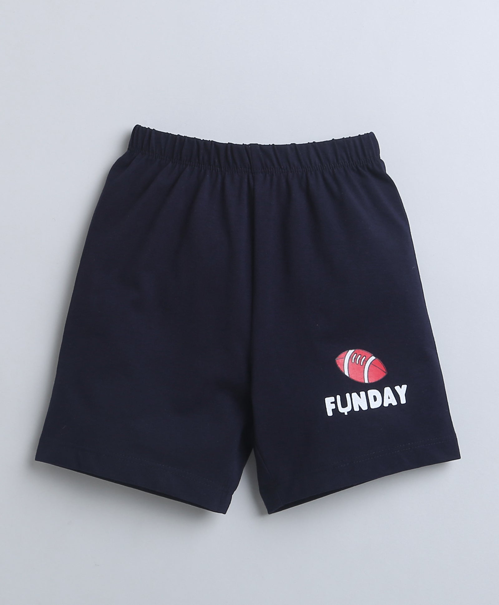 BUMZEE Navy & Red Boys Sleeveless T-Shirt & Short Set