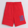 BUMZEE Royal Blue & Red Boys Half Sleeves T-Shirt & Short Set