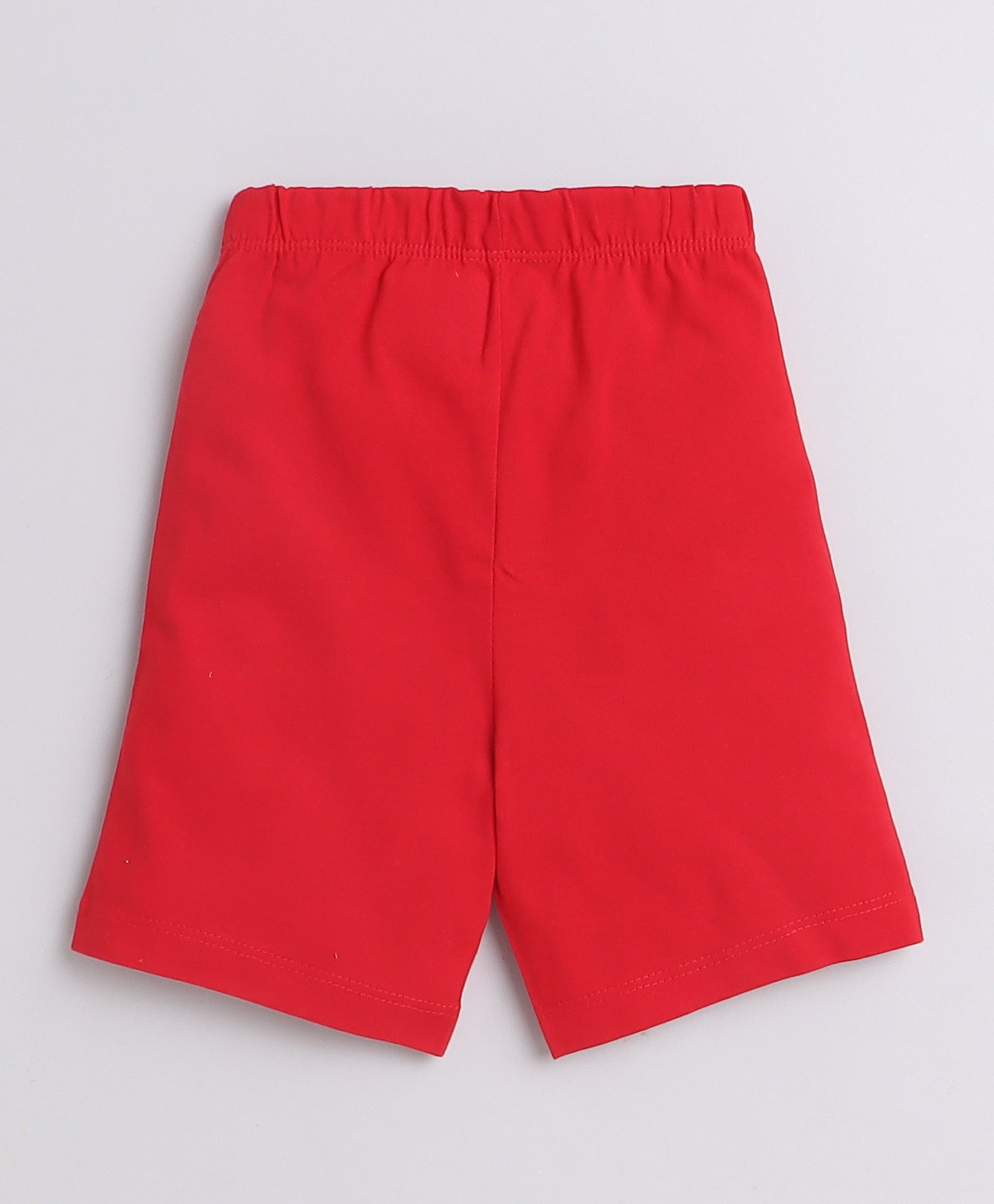 BUMZEE Royal Blue & Red Boys Half Sleeves T-Shirt & Short Set