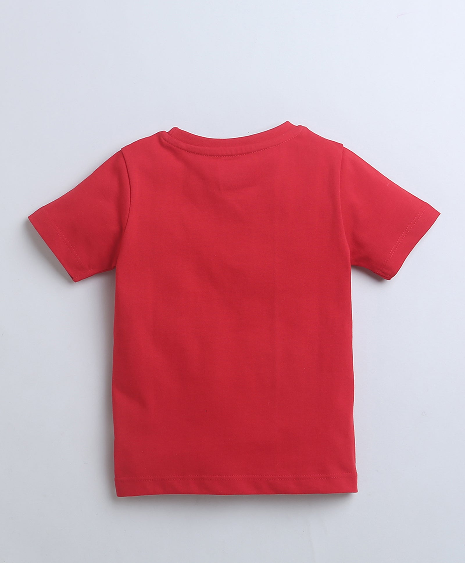 Boys 100% Cotton NA T-Shirt & Pyjama Set - Red