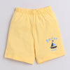 BUMZEE Sky Blue & Yellow Boys Shorts Pack Of 2