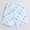 BUMZEE Sky Blue & Yellow Boys Shorts Pack Of 2