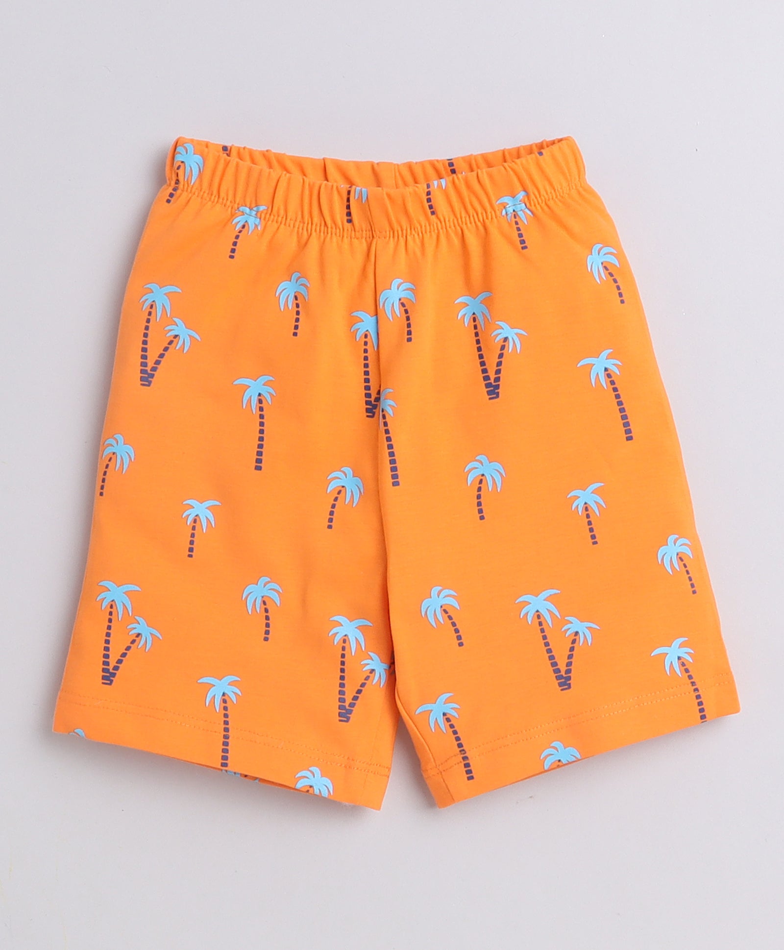 BUMZEE Navy & Orange Boys Shorts Pack Of 2