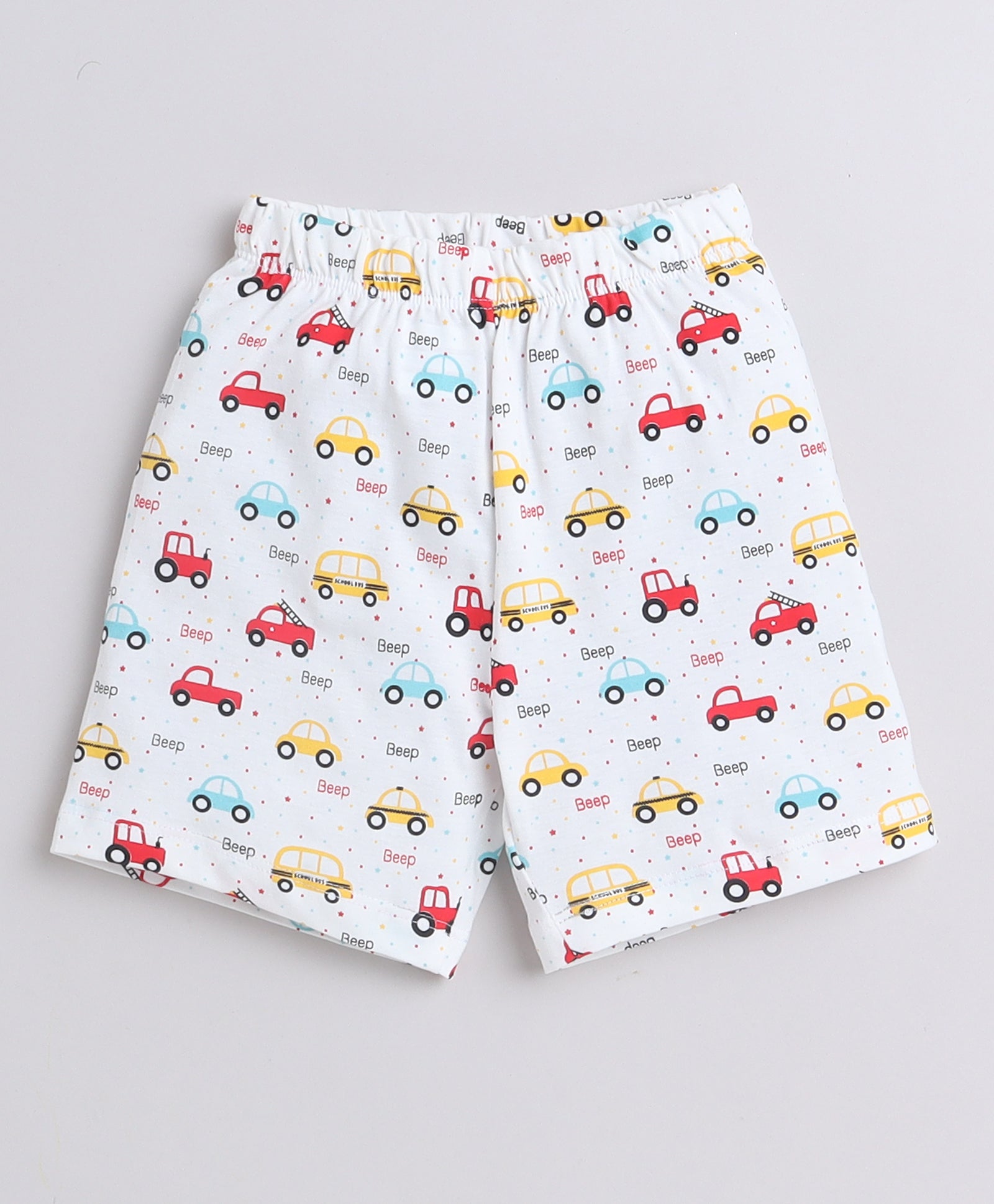 BUMZEE Red & White Boys Shorts Pack Of 2
