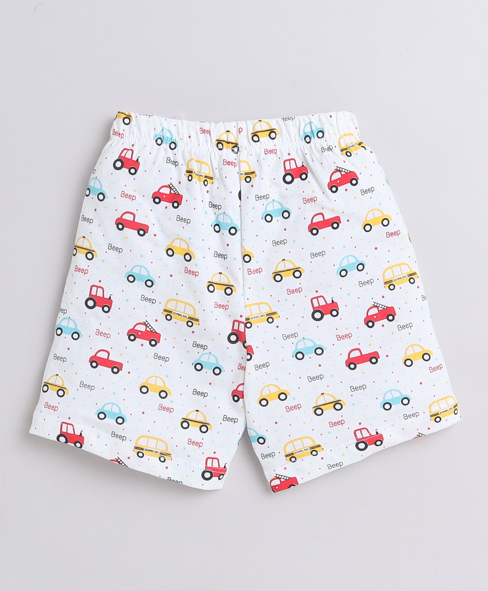BUMZEE Red & White Boys Shorts Pack Of 2