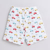 BUMZEE Red & White Boys Shorts Pack Of 2