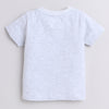 BUMZEE Orange & Grey Boys Half Sleeves T-Shirt & Short Set