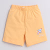 BUMZEE Orange & Grey Boys Half Sleeves T-Shirt & Short Set