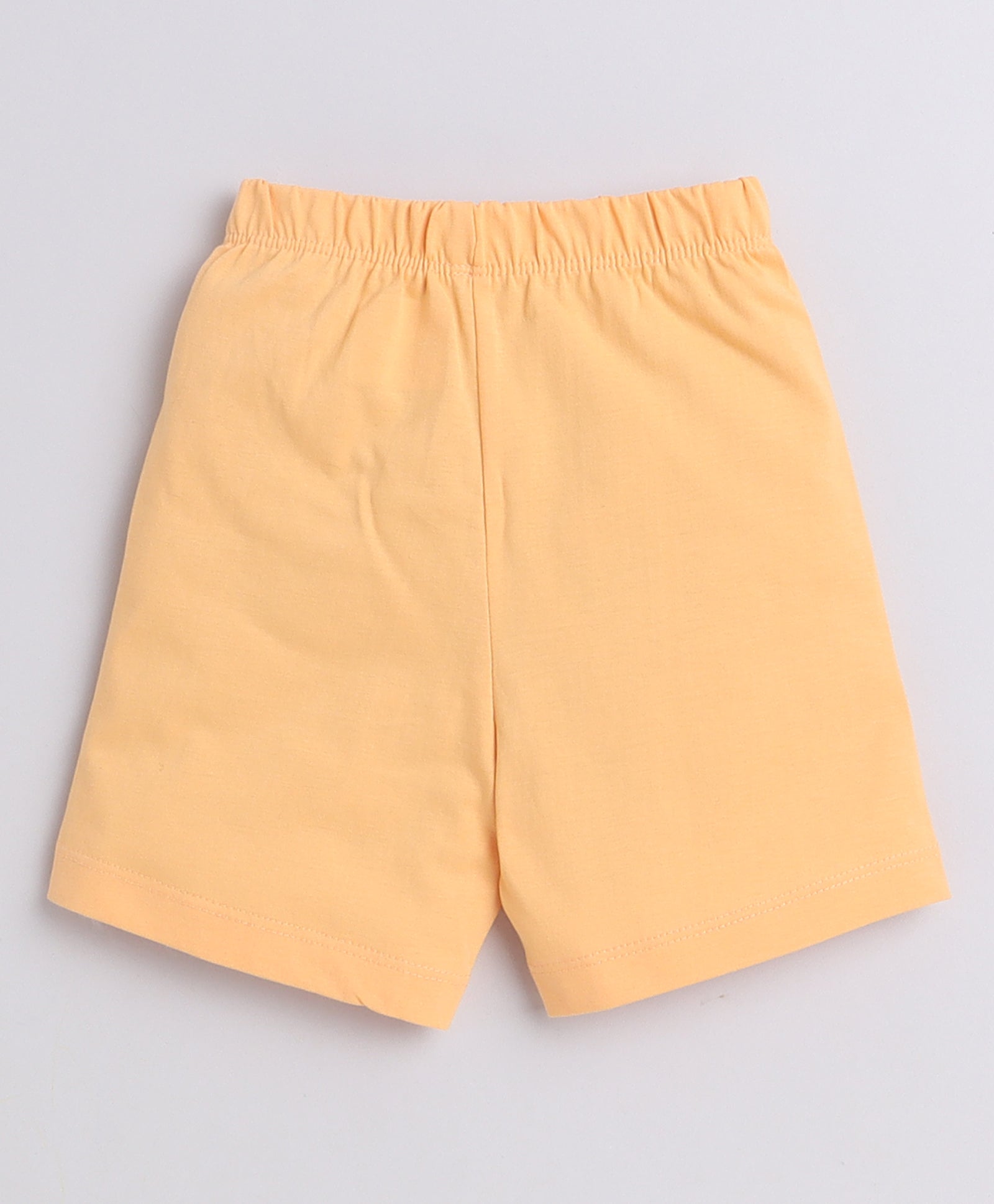 BUMZEE Orange & Grey Boys Half Sleeves T-Shirt & Short Set