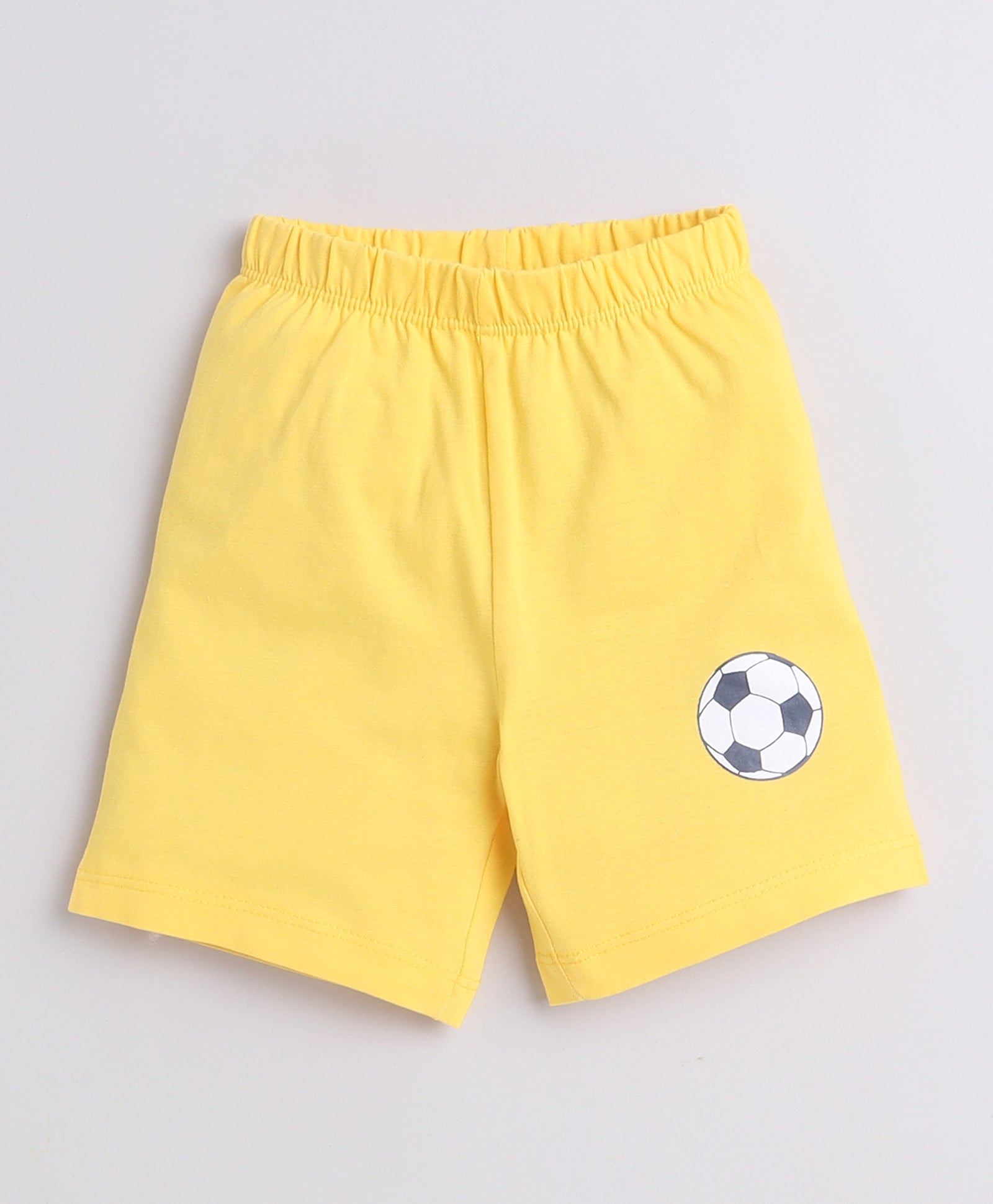 BUMZEE Red & Yellow Boys Shorts Pack Of 3