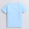 BUMZEE Sky Blue & Orange Boys Half Sleeves T-Shirts Pack Of 2