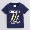 BUMZEE Green & Navy Boys Half Sleeves T-Shirts Pack Of 2
