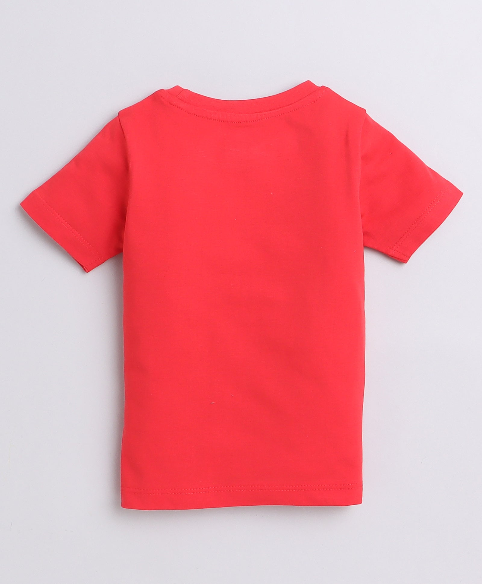 BUMZEE Red & Yellow Boys Half Sleeves T-Shirts Pack Of 2